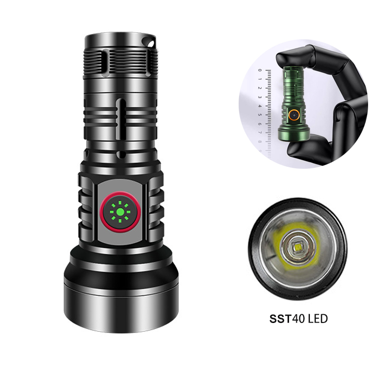 Edc (Every Day Carry - SST40 LED Flashlight Type-C USB Rechargeable