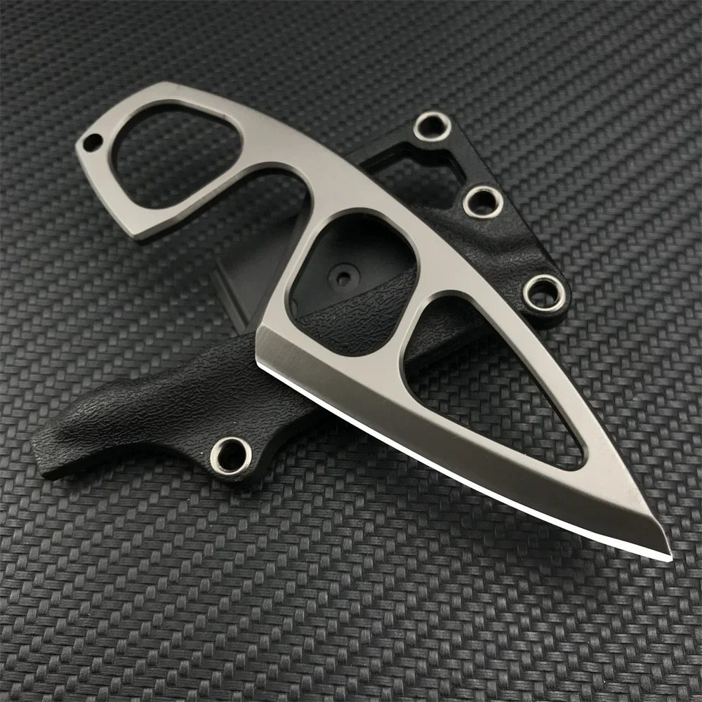 Edc Carry Fixed Blade Knife - High Hardness Neck Knife 440C Blade