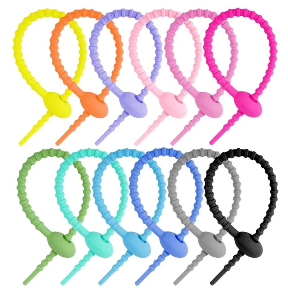 Cable Winder Keychain - 10Pcs/Set Tadpole Shaped Cable Winder Silicone