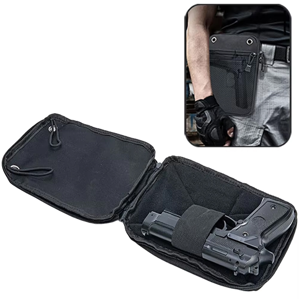 Edc Concealed Carry Fanny Pack - Molle Outdoor Tactical Concealed Gun Holster