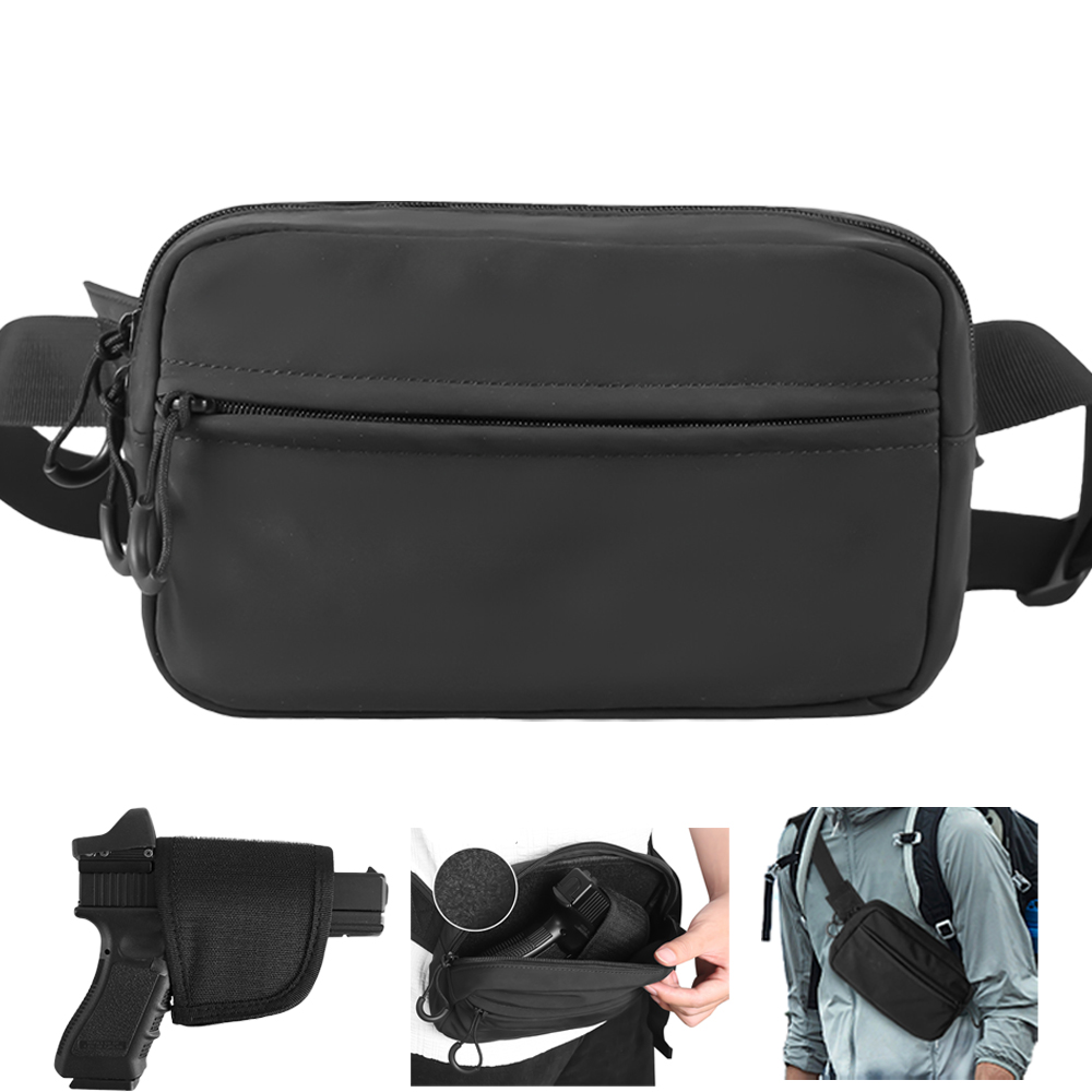 Edc Concealed Carry Bag - Tactical Crossbody Bag Pistol Waist Pack