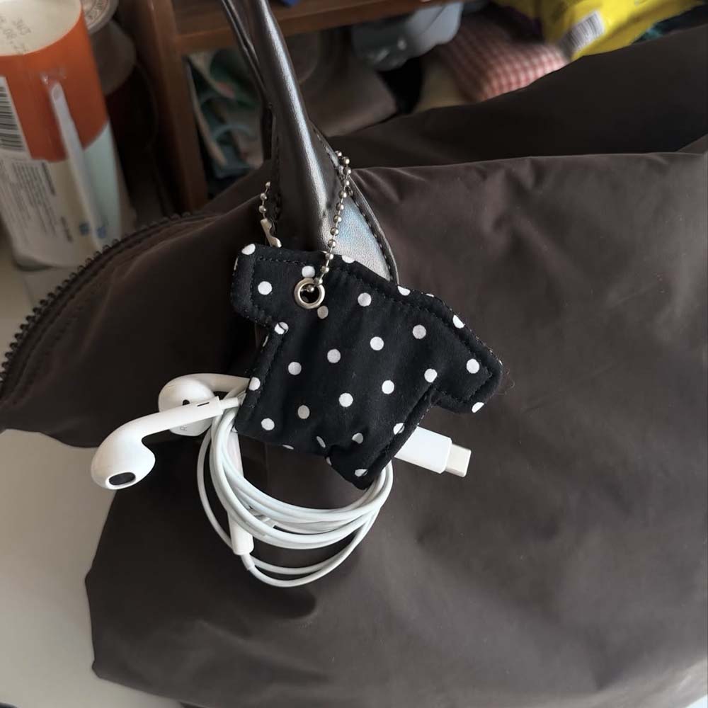 Clothing Shaped Cable Organize - Cable Winder Keychain ulasan dan harga