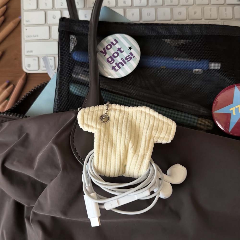 Clothing Shaped Cable Organize - Cable Winder Keychain ulasan dan harga