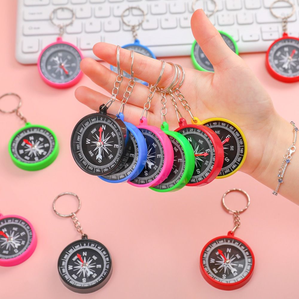 Outdoor Camping Pocket Compass - Compass Keychain Mini ulasan dan harga