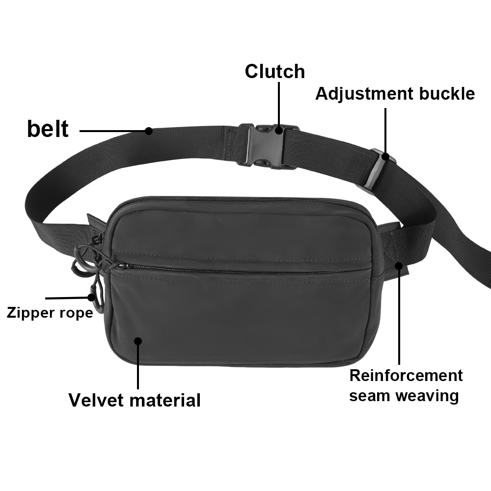 Tactical Crossbody Bag Pistol  - Edc Concealed Carry Fanny Pack ulasan dan harga