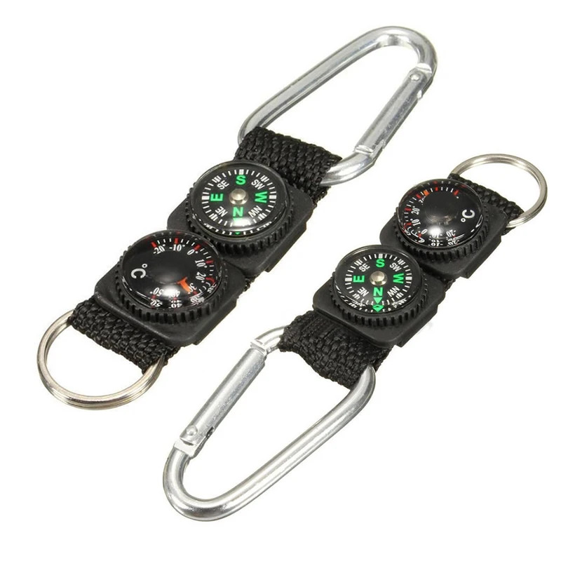 1pc Universal Multifunction 3  - Compass Keychain Mini ulasan dan harga