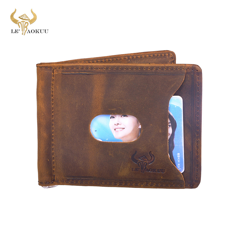 Quality Leather Men Magnetic M - Money Clip Magnetic ulasan dan harga