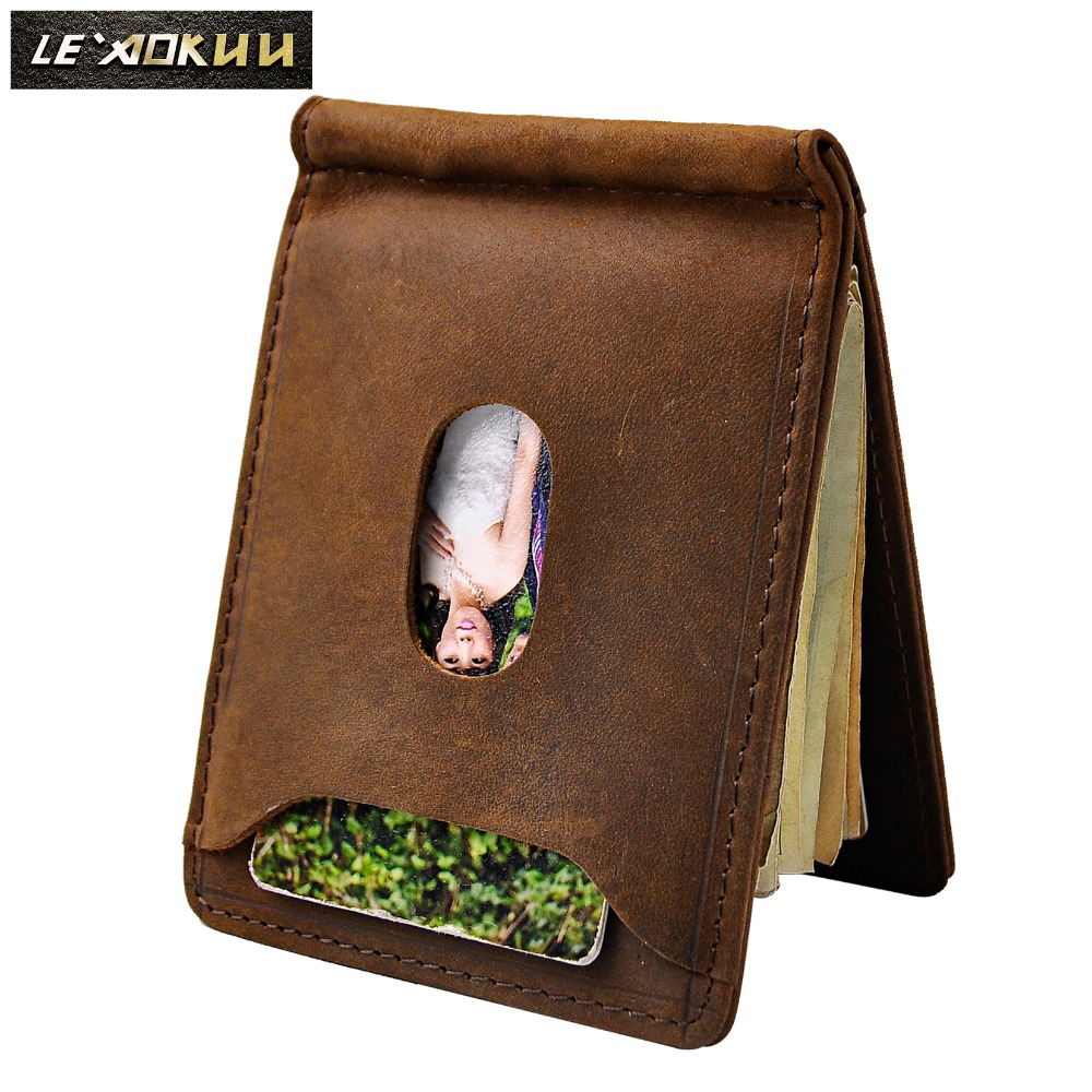 Quality Leather Men Magnetic M - Money Clip Magnetic ulasan dan harga