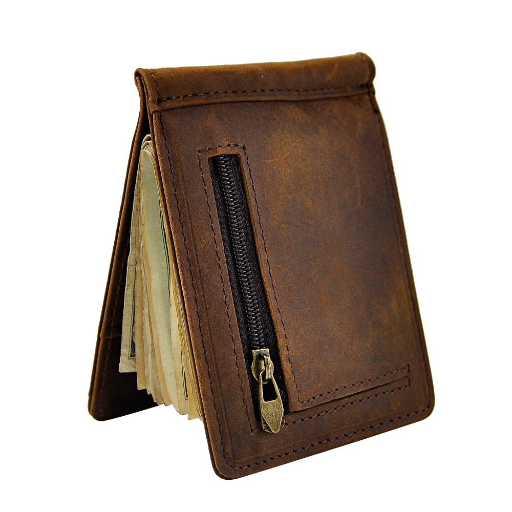 Quality Leather Men Magnetic M - Money Clip Magnetic ulasan dan harga