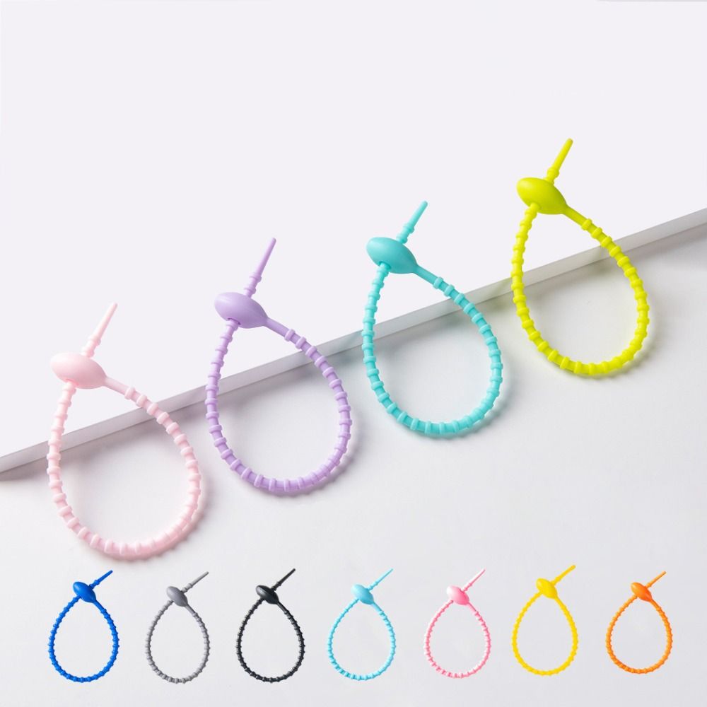 10Pcs/Set Tadpole Shaped Cable - Cable Winder Keychain ulasan dan harga