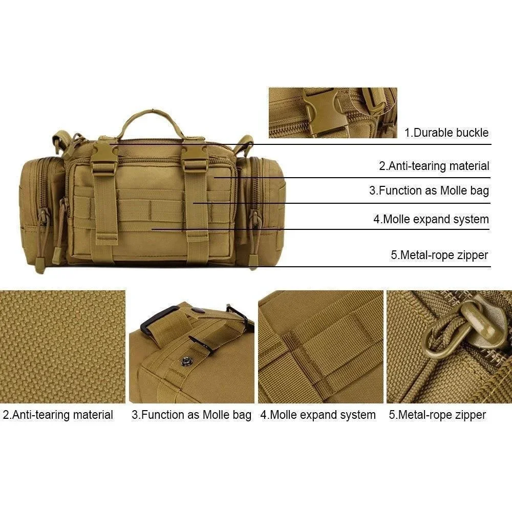 Duffel Waist Bag Molle Waterpr - Edc Carry Fanny Pack ulasan dan harga