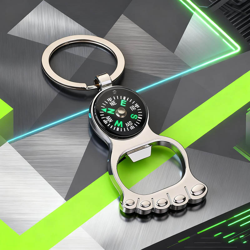 Unique Nautical Compass Keycha - Compass Keychain Mini ulasan dan harga