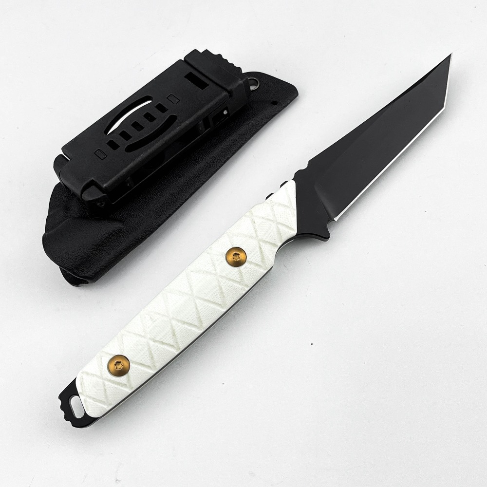 New Fixed Blade Knife White G1 - Edc Carry Fixed Blade Knife ulasan dan harga
