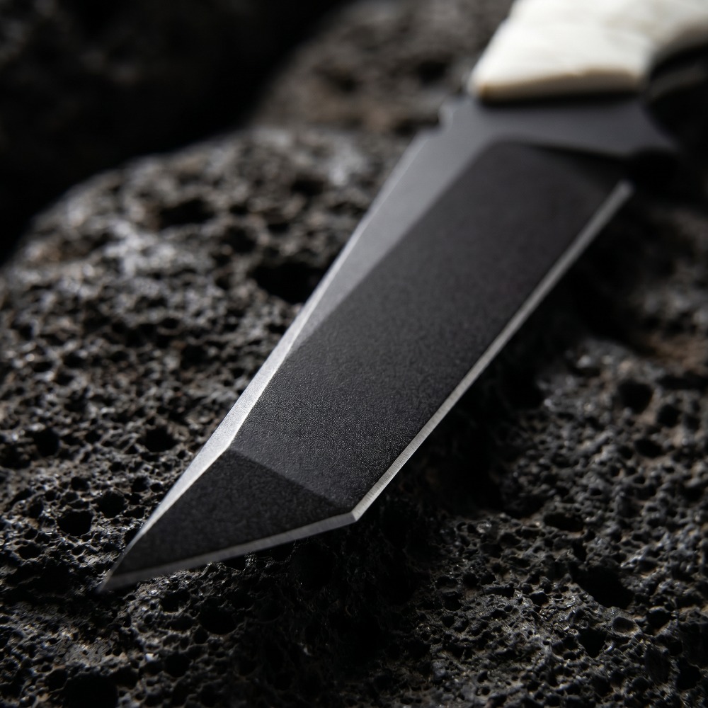 New Fixed Blade Knife White G1 - Edc Carry Fixed Blade Knife ulasan dan harga