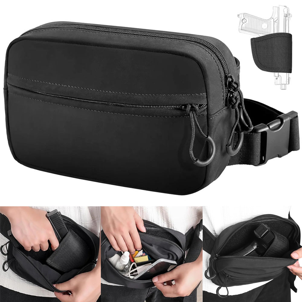 Concealed Carry Gun Bag Pistol - Edc Concealed Carry Fanny Pack ulasan dan harga