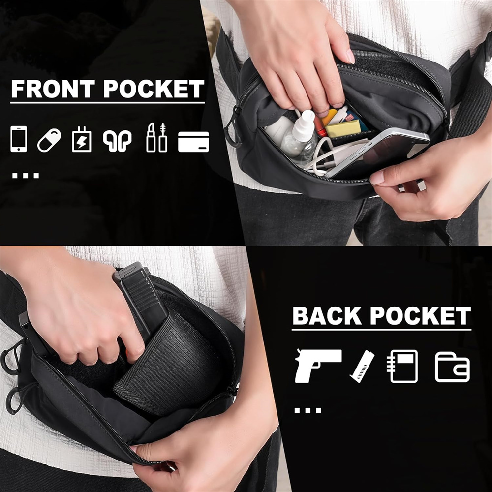 Concealed Carry Gun Bag Pistol - Edc Concealed Carry Fanny Pack ulasan dan harga
