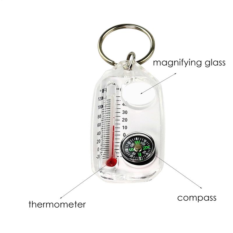 Mini Keychain multifunction Ca - Compass Keychain Mini ulasan dan harga