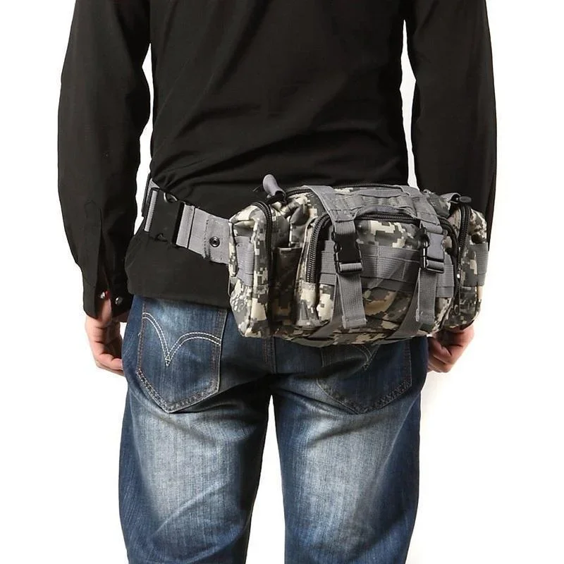 Duffel Waist Bag Molle Waterpr - Edc Carry Fanny Pack ulasan dan harga