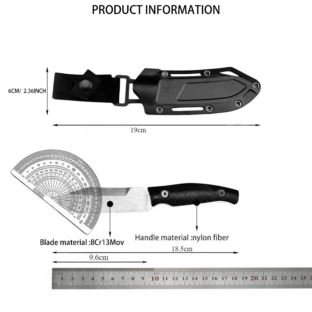 KS 1083 Black Small Straight K - Edc Carry Fixed Blade Knife ulasan dan harga