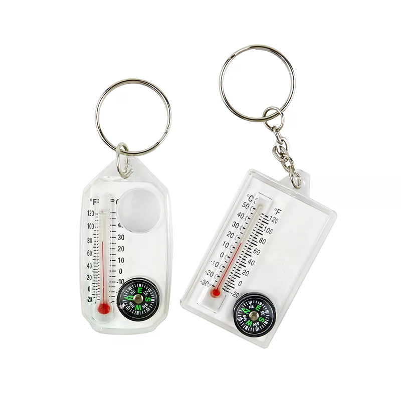 Outdoor Mountaineering Buckle  - Compass Keychain Mini ulasan dan harga