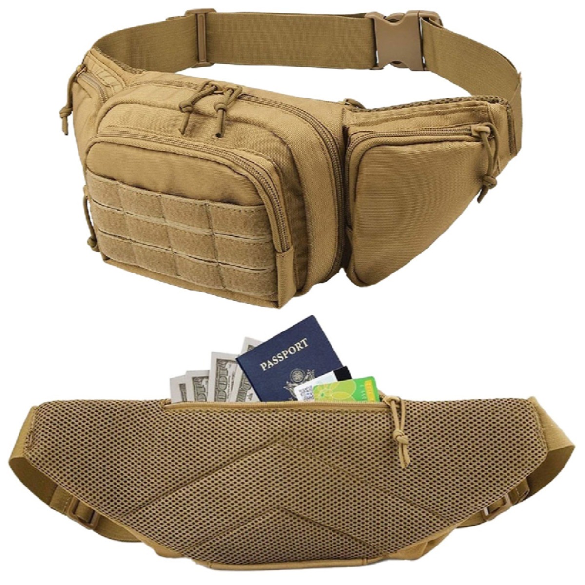MOLLE Tactical Concealed Carry - Edc Concealed Carry Fanny Pack ulasan dan harga