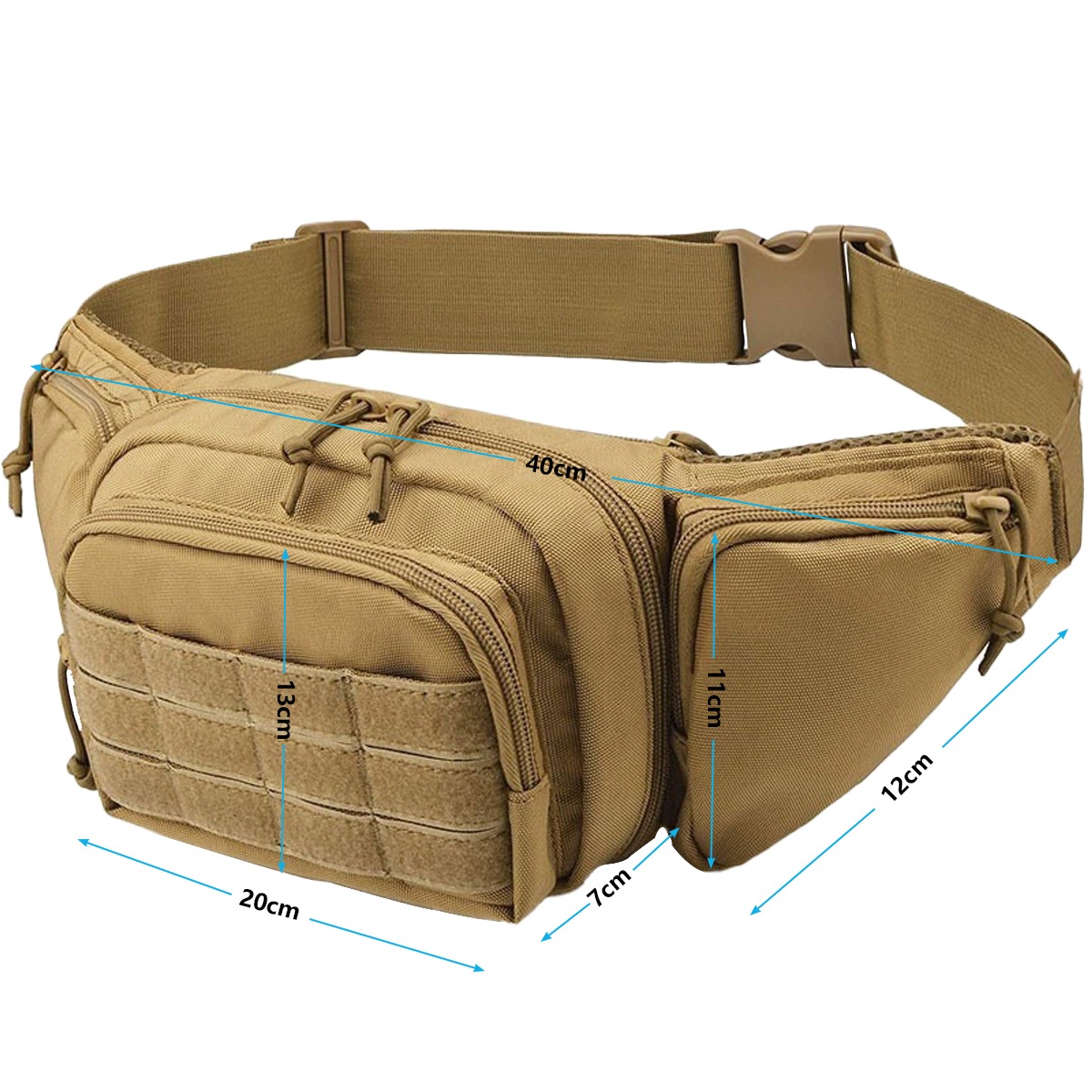 MOLLE Tactical Concealed Carry - Edc Concealed Carry Fanny Pack ulasan dan harga
