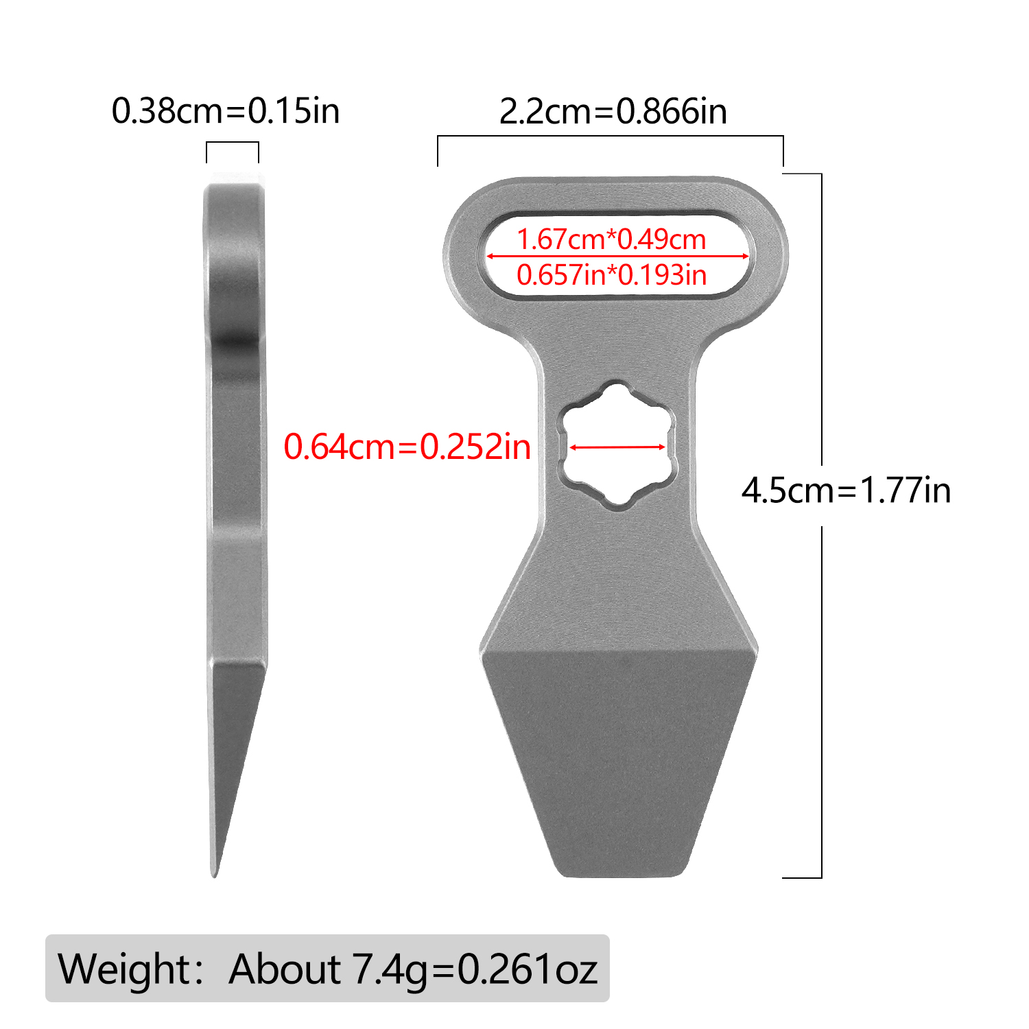 TC4 Titanium Alloy Keychain Pe - Edc Carry For Men ulasan dan harga