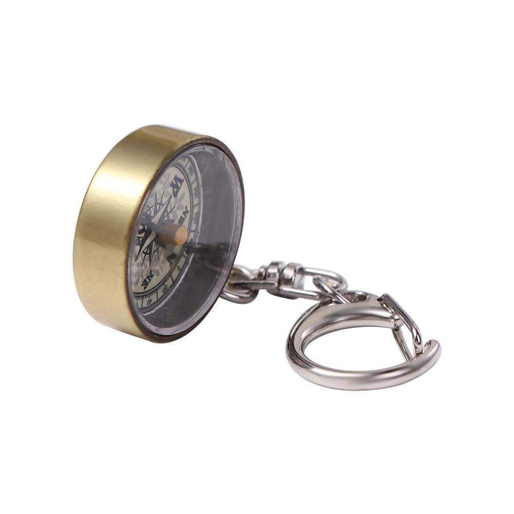 1 PCS Keychain Zinc Alloy Vint - Compass Keychain Mini ulasan dan harga