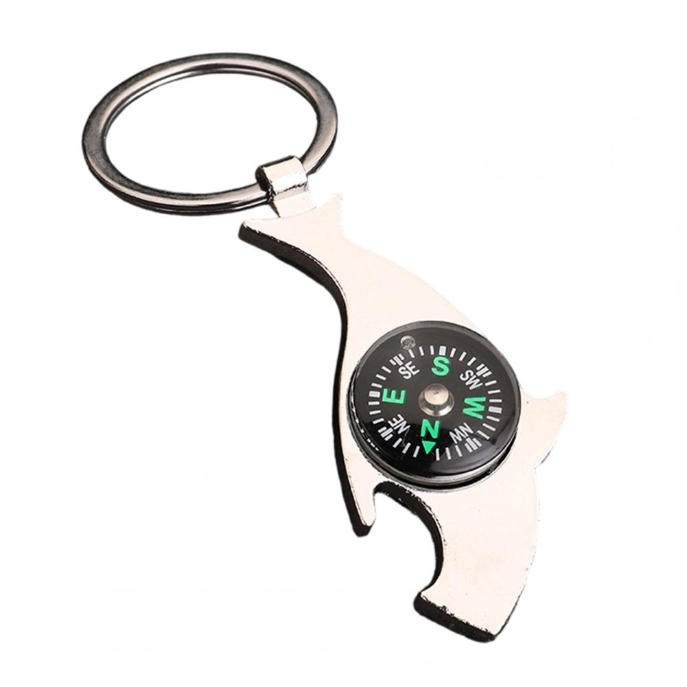 High-end Texture Keychain Mini - Compass Keychain Mini ulasan dan harga
