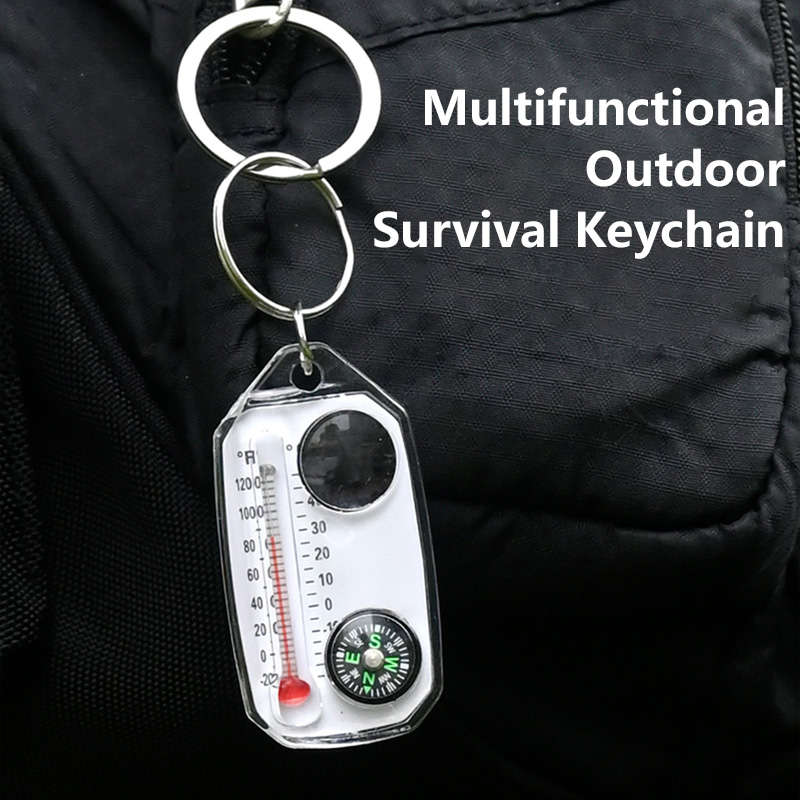 Outdoor Equipment Compass Ther - Compass Keychain Mini ulasan dan harga