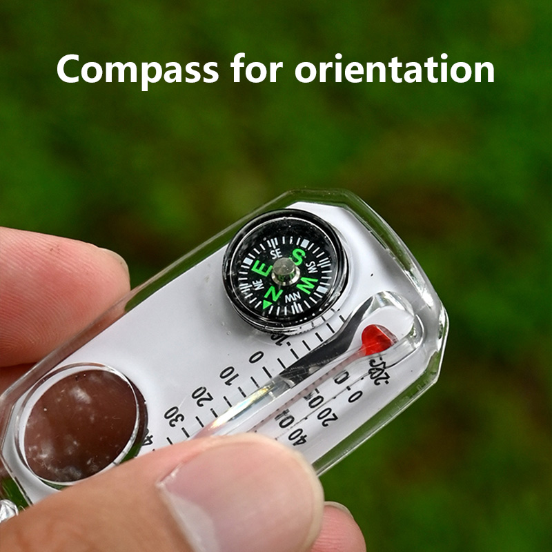 Outdoor Equipment Compass Ther - Compass Keychain Mini ulasan dan harga