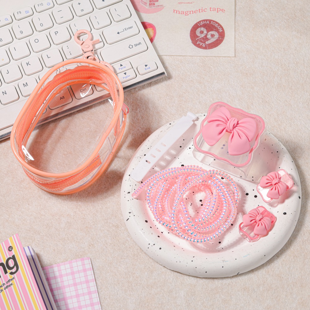 Storage Pouch Keychain Bag+Sle - Cable Winder Keychain ulasan dan harga