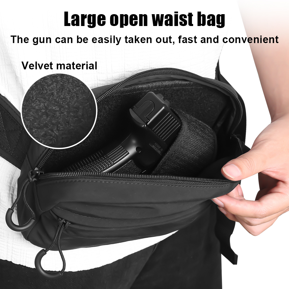 Tactical Crossbody Bag Pistol  - Edc Concealed Carry Bag ulasan dan harga
