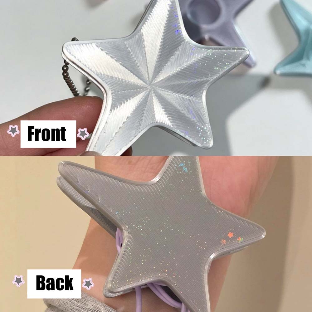 3D Star Cable Winder, Y2K Cute - Cable Winder Keychain ulasan dan harga