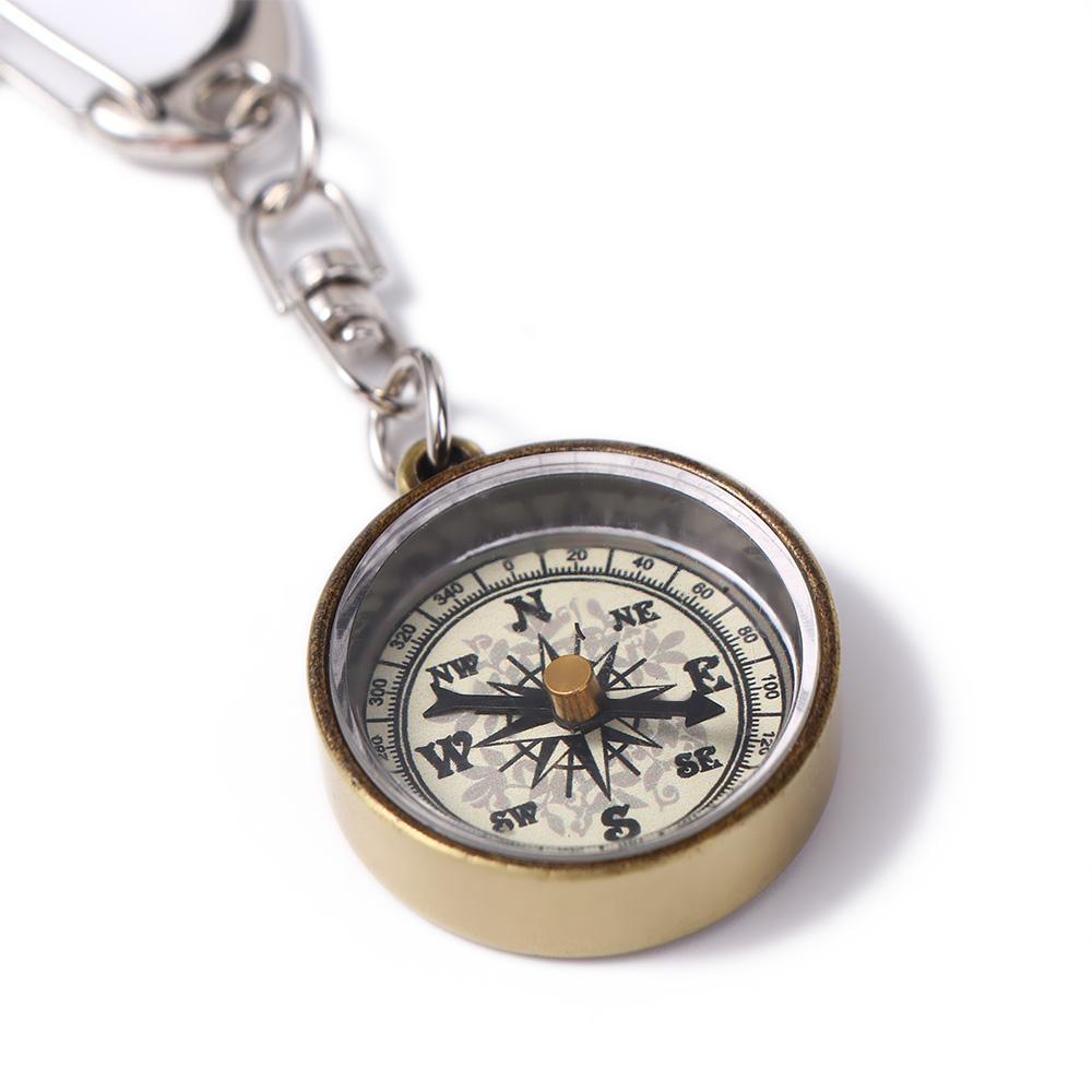 Climbing Equipment Zinc Alloy  - Compass Keychain Mini ulasan dan harga