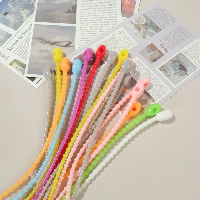 random color5pcs Multifunction - Cable Winder Keychain ulasan dan harga