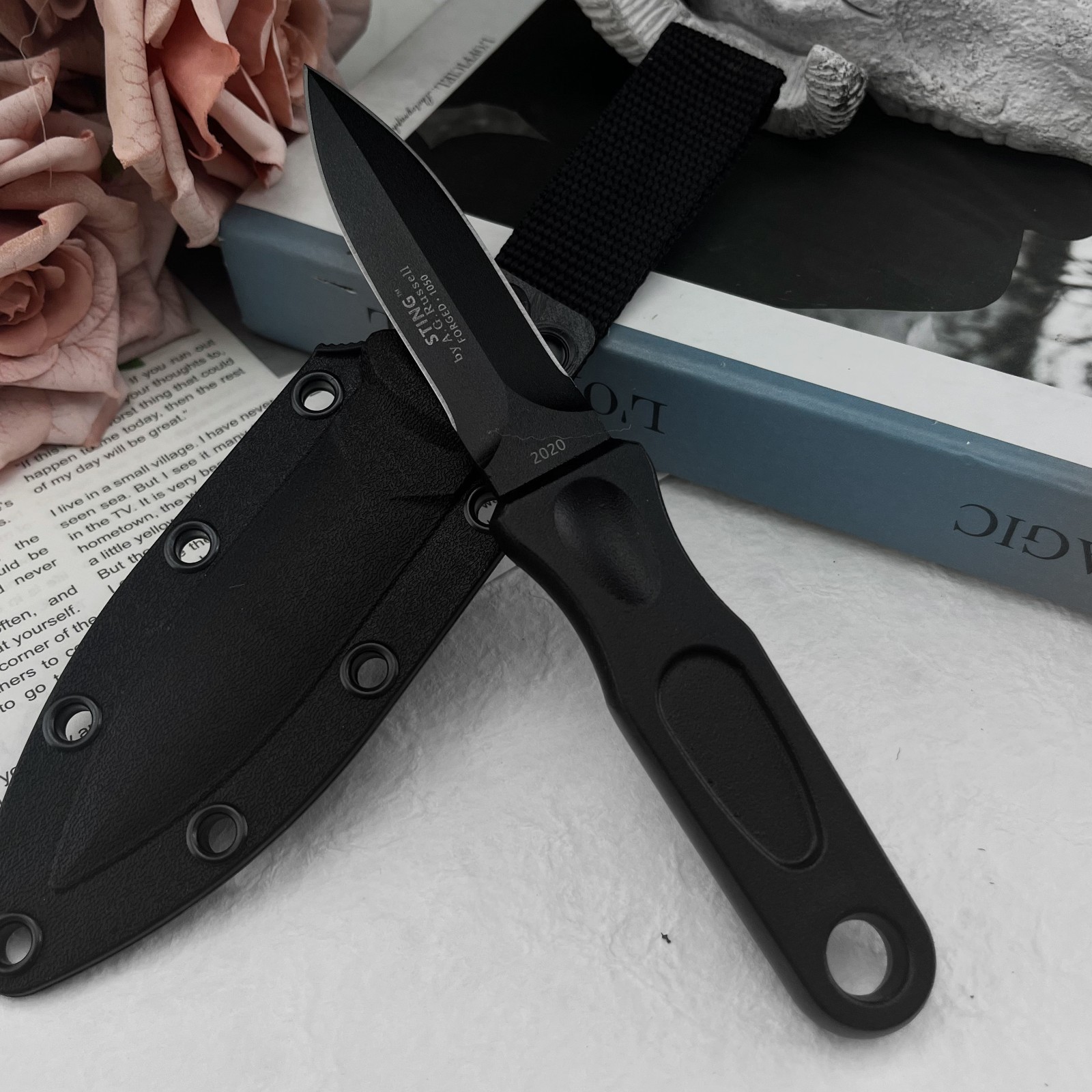 Multi-Function Fixed Blade Kni - Edc Carry Fixed Blade Knife ulasan dan harga