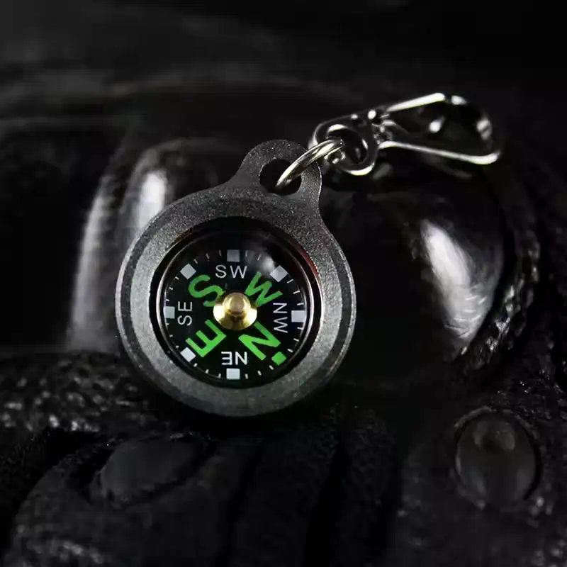 Mini Aluminum Alloy Compass Ke - Compass Keychain Mini ulasan dan harga