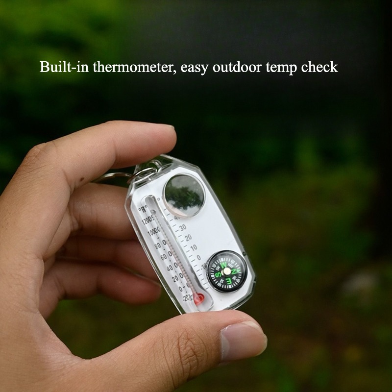 Outdoor Survival Compass Keych - Compass Keychain Mini ulasan dan harga