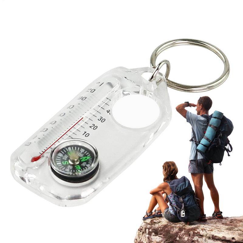 Outdoor Mini Buckle Compass Su - Compass Keychain Mini ulasan dan harga