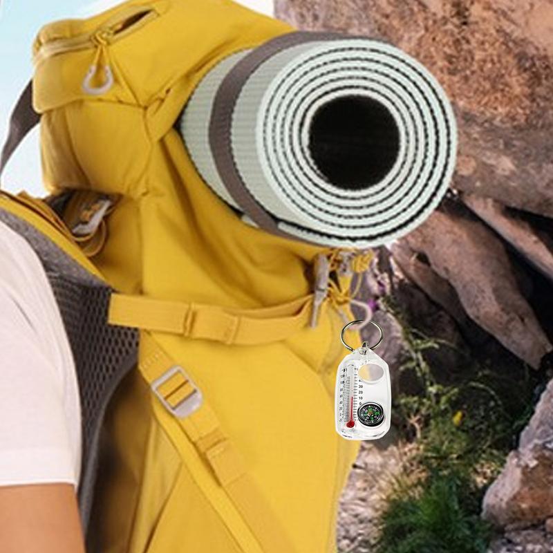 Outdoor Mini Buckle Compass Su - Compass Keychain Mini ulasan dan harga