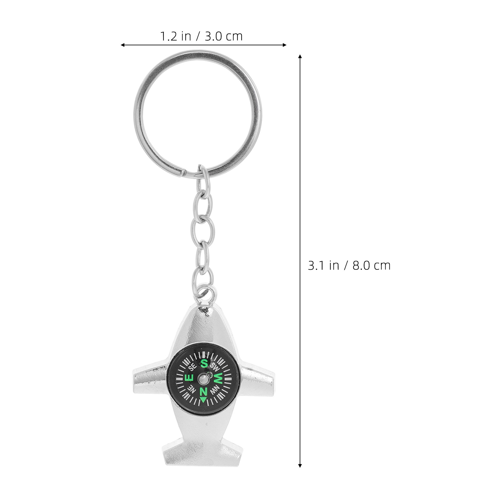 2Pcs Mini Compass Keychain Sma - Compass Keychain Mini ulasan dan harga