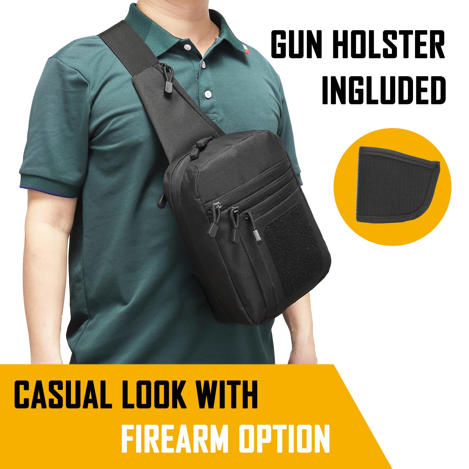 Concealed Carry Crossbody Bag  - Edc Concealed Carry Bag ulasan dan harga