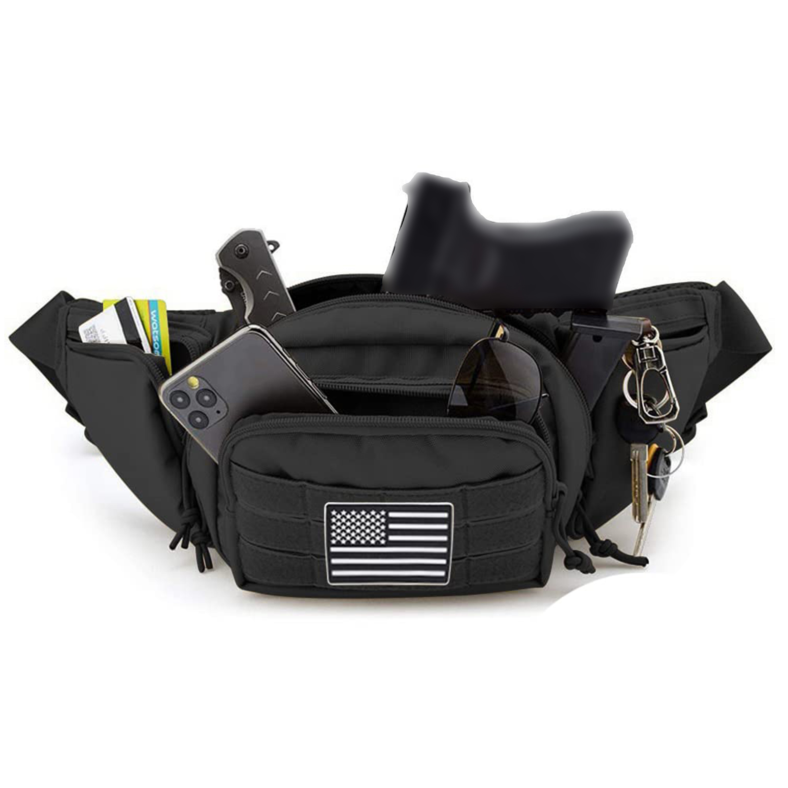 Tactical Fanny Pack Gun Holste - Edc Concealed Carry Fanny Pack ulasan dan harga